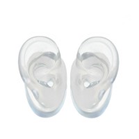 Colorful Human Soft Silicone Ear Model for Hearing Aids IEM Earphones Display and Lecturing